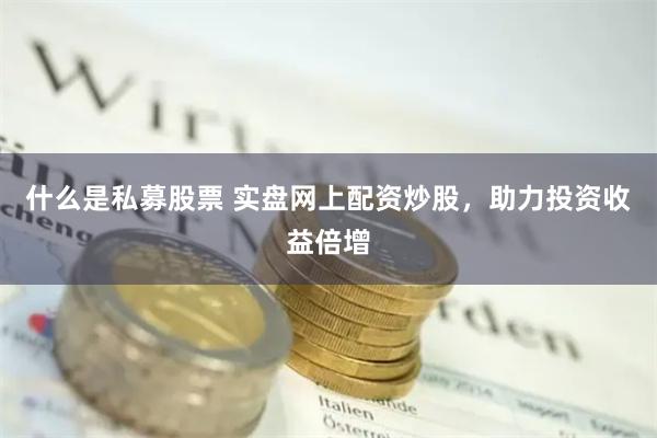 什么是私募股票 实盘网上配资炒股，助力投资收益倍增